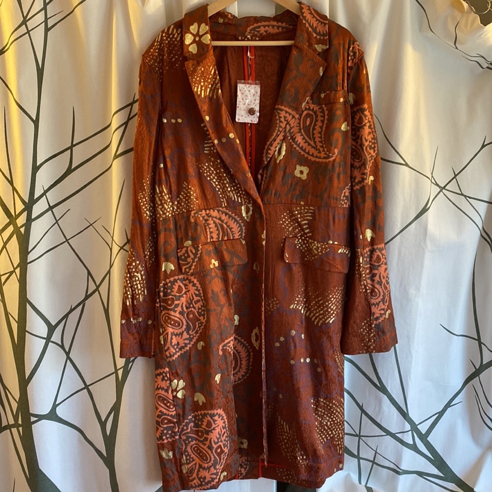 Free People Elegant Duster /jacket NWT. Size L